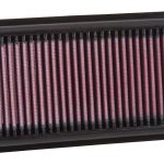 K&N ilmansuodatin (sopii vakiokoteloon) "FIAT 500 L2-0.9L F/I; 2012-2017"