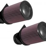 K&N ilmansuodatin (sopii vakiokoteloon) "AUDI R8 V10-5.2L F/I; 2014-2015 (2 PER BOX)"