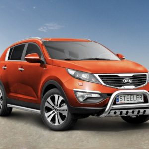 Karjapuskuri alleajosuojalla Kia Sportage