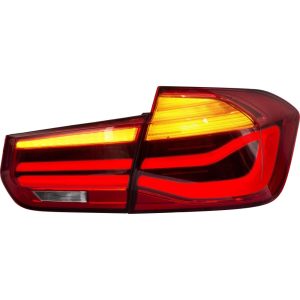BMW F30 Sedan LED Lightbar takavalot punainen