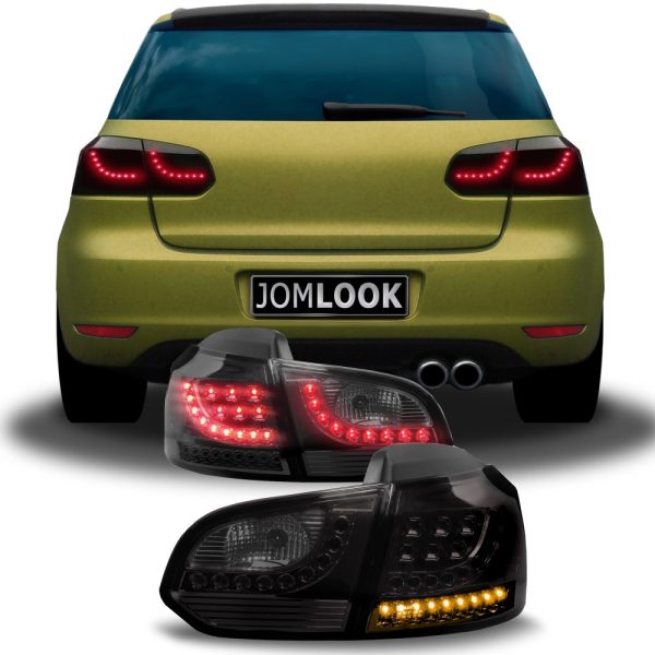 Volkswagen Golf 6 LED takavalot musta