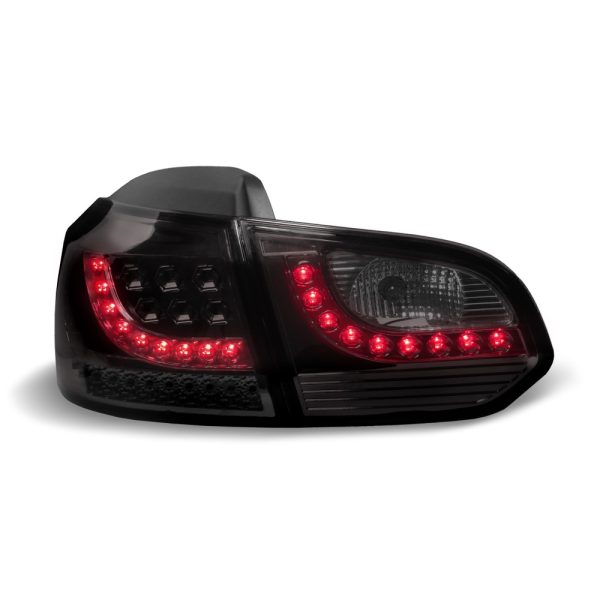 VW Golf VI LED takavalot mustat
