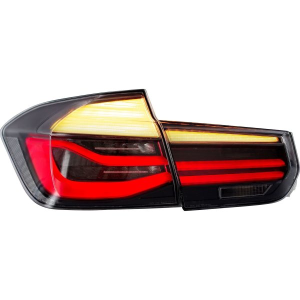 BMW 3-sarja F30 tuning takavalot savu