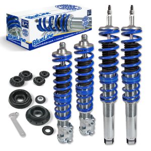 JOM BlueLine coilover-alustasarja + yläpäät VW Golf (1HXO, 1EXO) 1991-1997