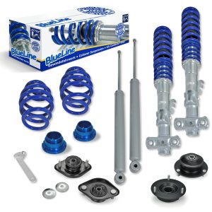 JOM BlueLine coilover-alustasarja + yläpäät BMW 3-sarja (E36) 1992-2000