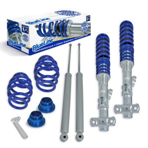 JOM BlueLine coilover-alustasarja BMW 3-sarja (E36) 1990-2000 (Maksimi akselimassa etu/taka: 890 kg / 1150 kg)