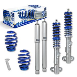 JOM BlueLine coilover-alustasarja BMW 3-sarja (E36) 1990-2000 (Maksimi akselimassa etu/taka: 900 kg / 1040 kg)