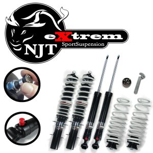 JOM NJT eXtrem coilover-alustasarja VW Bora (1J2, 1J6), Golf (1J1, 1J5), 1997-2013